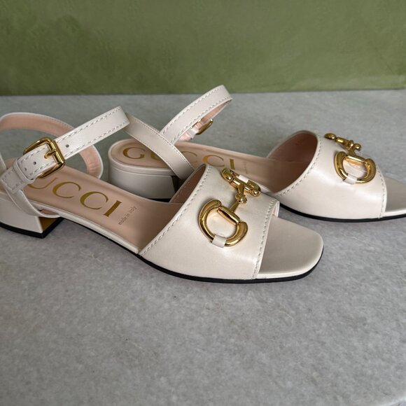 Gucci 655413 Women's Matelasse Charlotte GG Horsebit heels shoes, size 36, 40+ - Picture 8 of 12